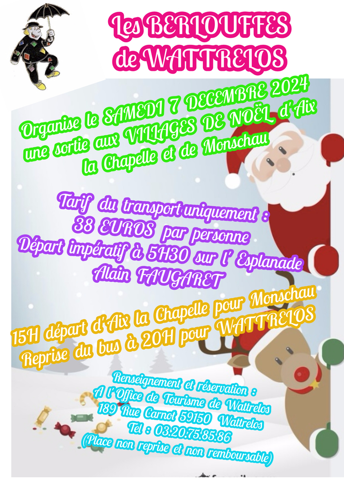 (COMPLET) Excursion - Villages de Noël d'Aix la Chapelle et de Monschau