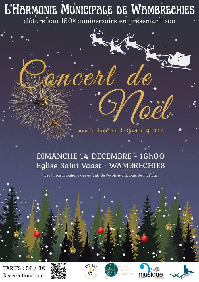 Concert de Noël de l'Harmonie municipale de Wambrechies