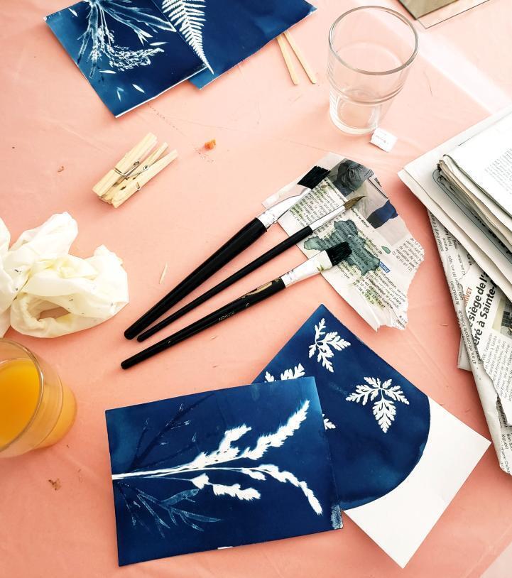 Atelier cyanotype