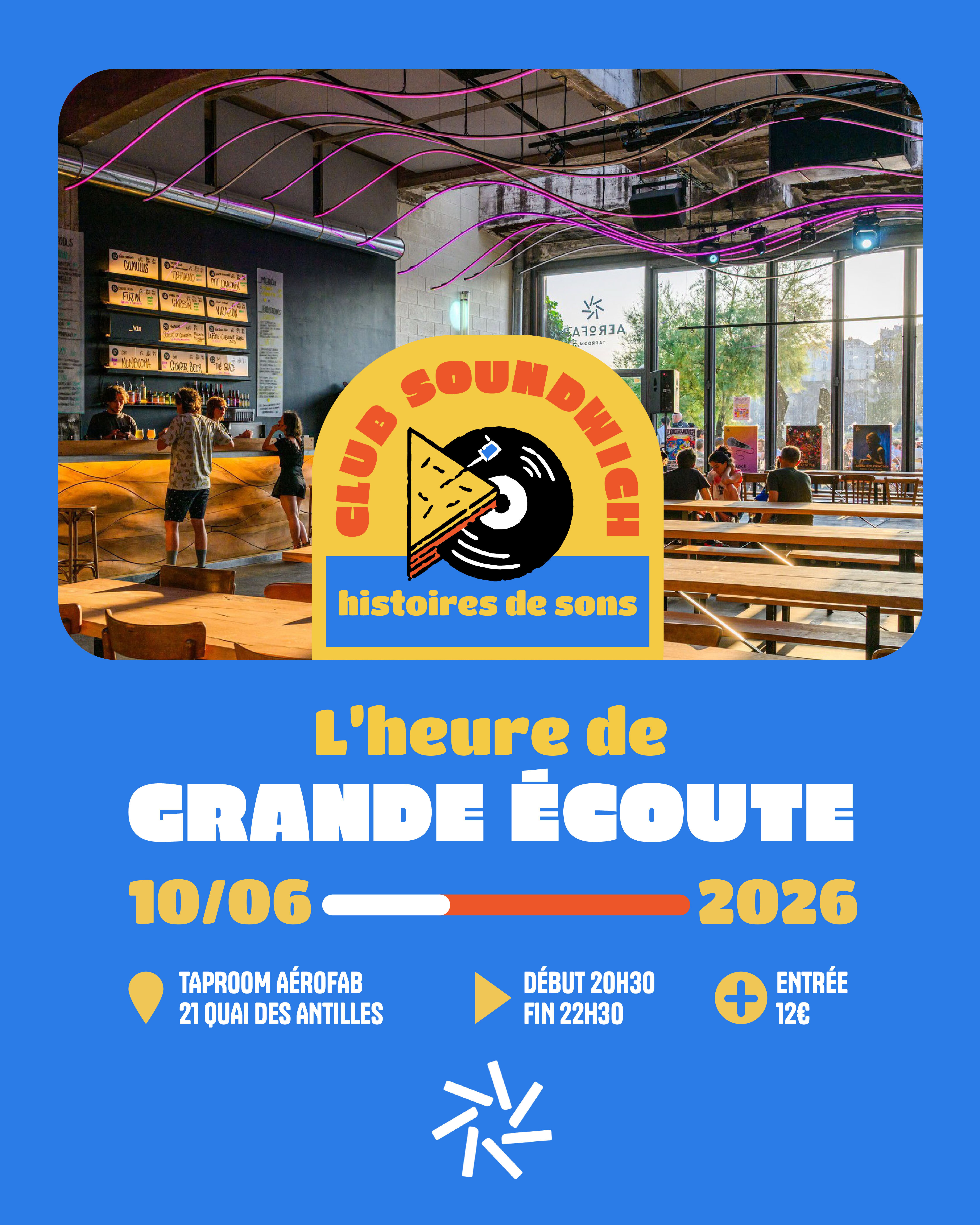 Club Soundwich : L'heure de la grande écoute (spectacle / session d'écoute musicale)