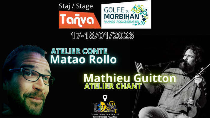 Ouvert aux adultes désireux d’apprendre à conter et / ou chanter, et disponibles pour participer aux « veillées contées et chantées » organisées par les associations du territoire.