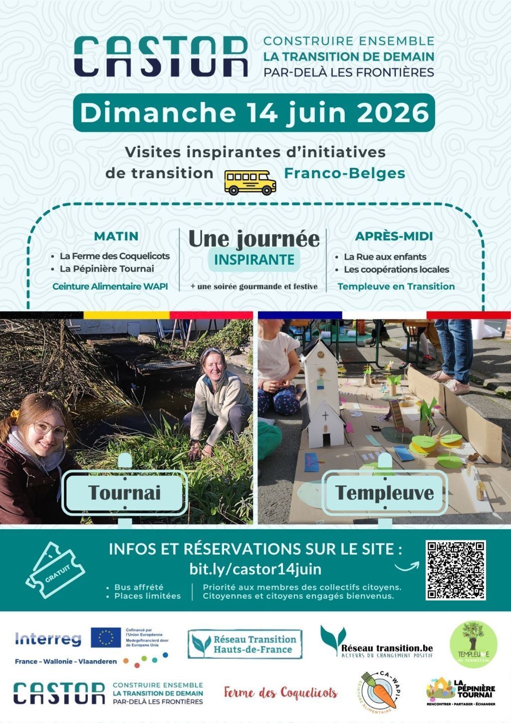 Visites inspirantes d'initiatives de transition Franco-Belge