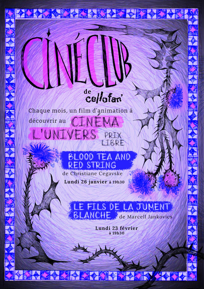 Ciné-club de Cellofan' : Blood tea and red string