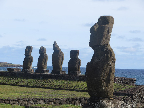A la loupe : les Moaï de l'île de Pâques
