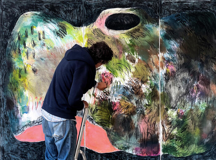 Exposition Remue-Ménines, Christophe Boulanger - Peinture