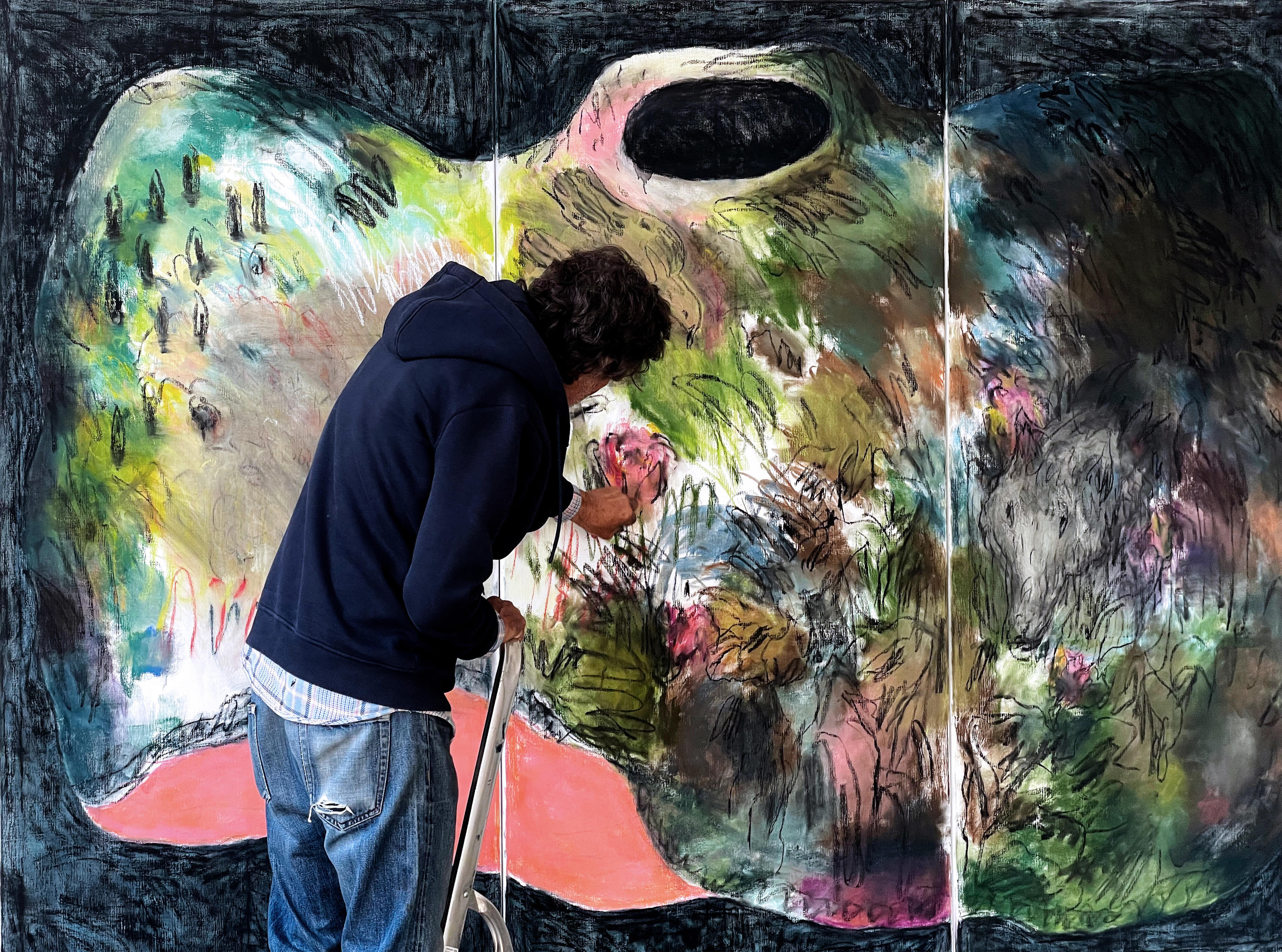 Exposition Remue-Ménines, Christophe Boulanger - Peinture