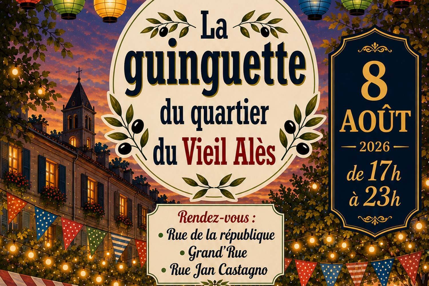 La guinguette du quartier du Vieil Alès