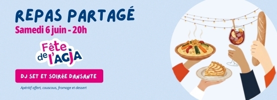 Repas à partagé - Fête de l'AGJA