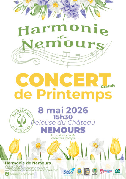 Concert de Printemps Harmonie de Nemours