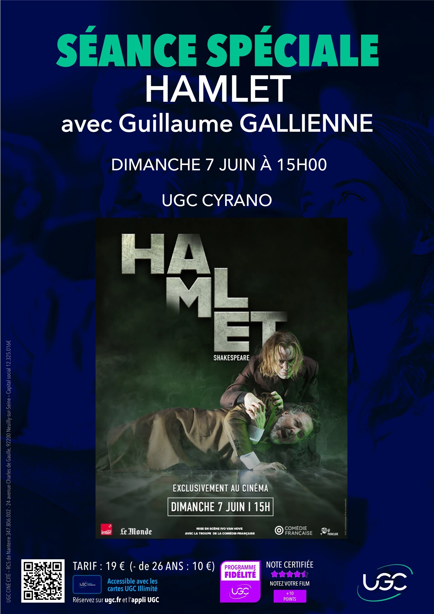 Séance spéciale Hamlet