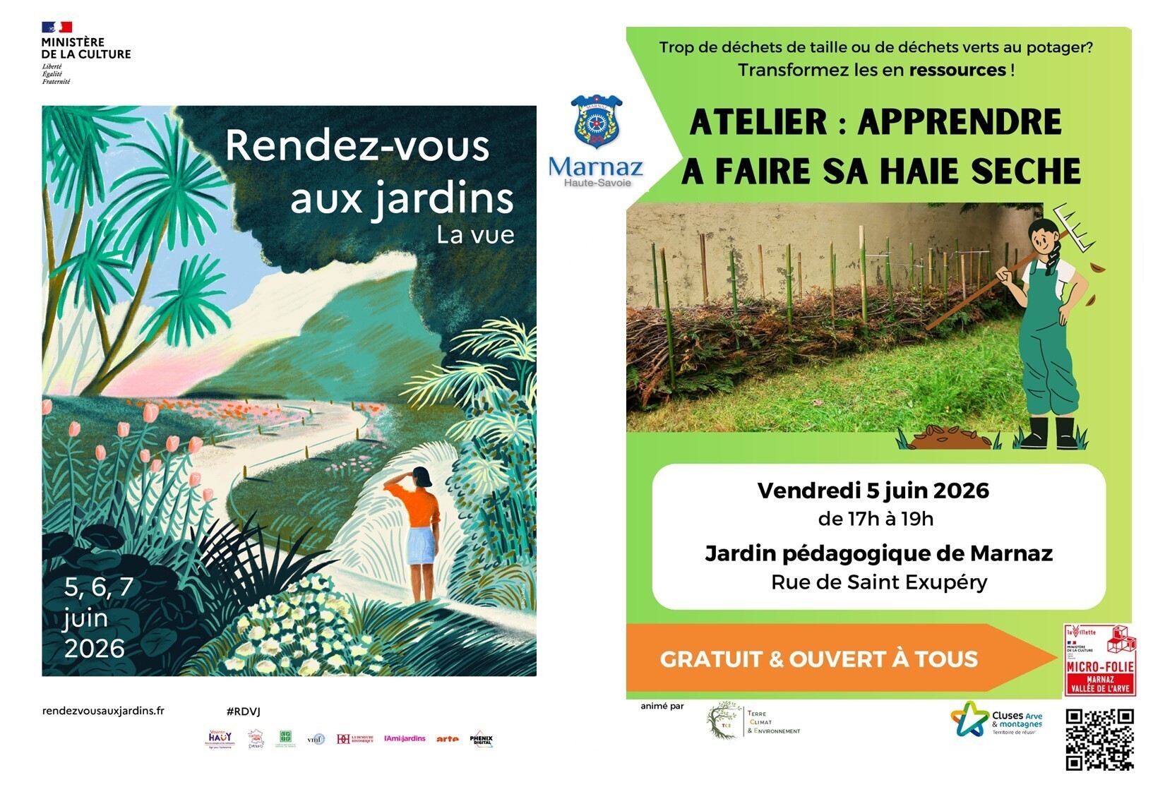 Atelier : apprendre à faire sa haie sèche