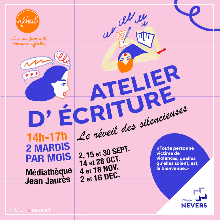 Le réveil des silencieuses - Atelier d'écriture