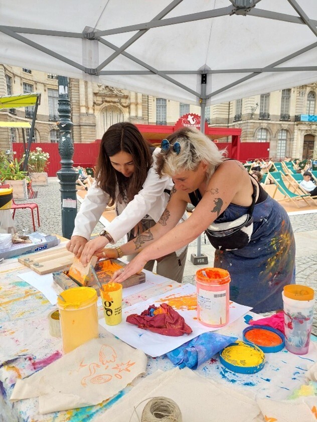 Atelier de sérigraphie