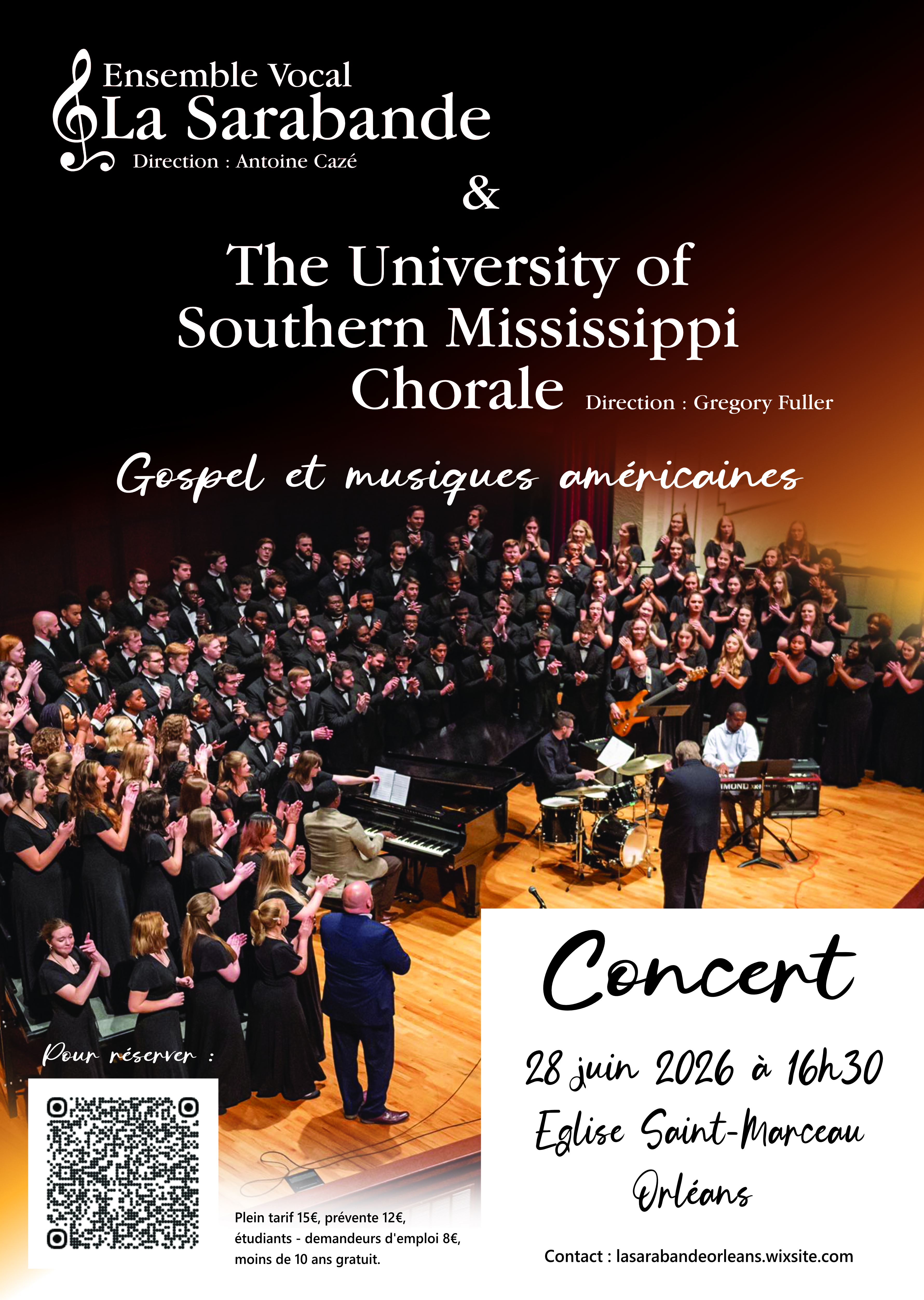 Concert de l'University of Southern Mississippi Chorale