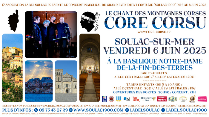 Core Corsu – Concert inaugural Soulac 1900