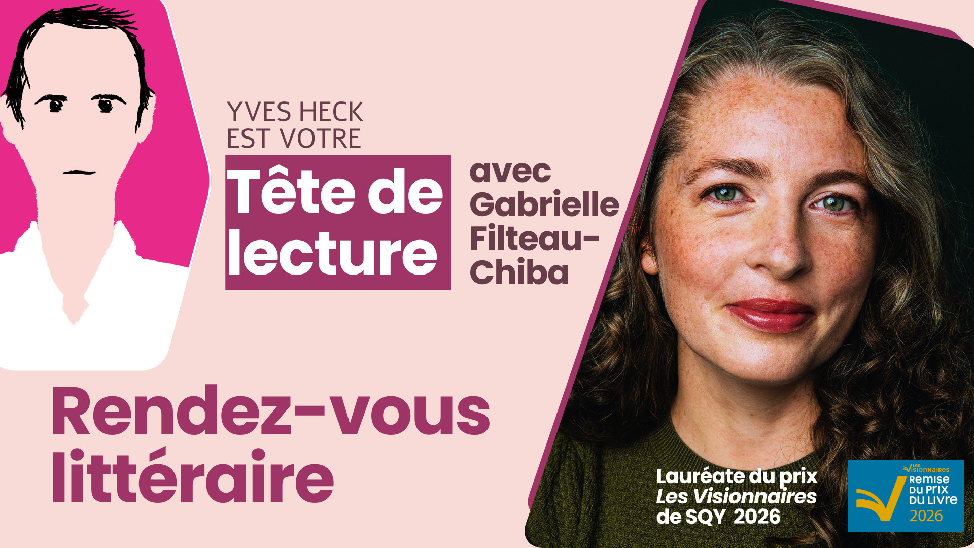Tête de lecture avec Gabrielle Filteau-Chiba