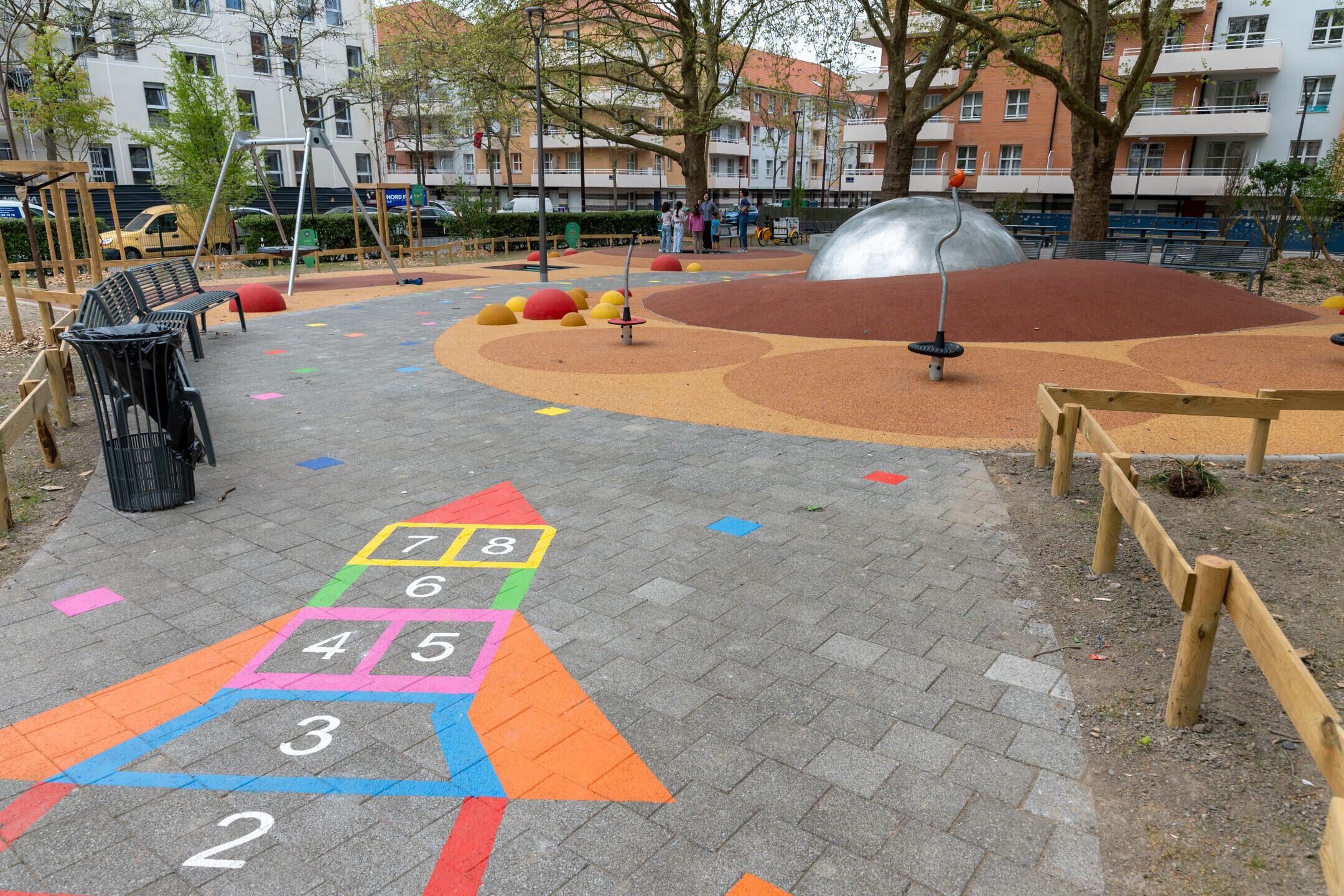 Inauguration du square de la Boule