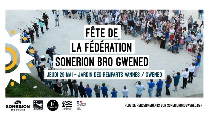 La Fête de la Fédération Sonerion Bro Gwened revient pour une journée placée sous le signe de la musique, du partage et de la convivialité !