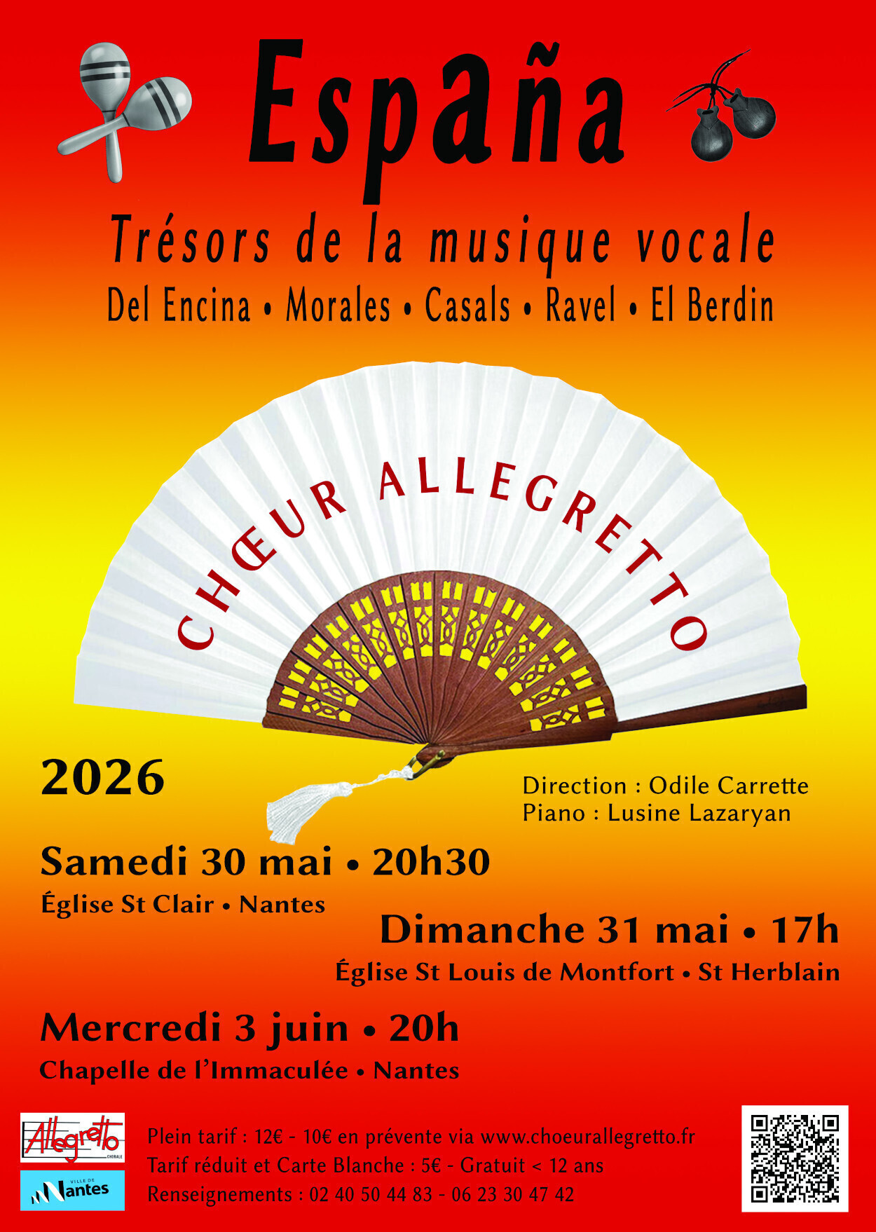 Espagne : le chœur Allegretto dévoile ses trésors de la musique vocale