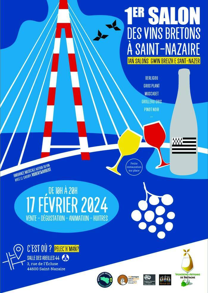 À l’initiative du Comité Local de Saint Nazaire-Brière-Presqu’île de Bretagne Réunie. Animation musicale, conférence, dégustations, achats.
