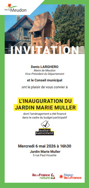 Inauguration du jardin Marie Muller