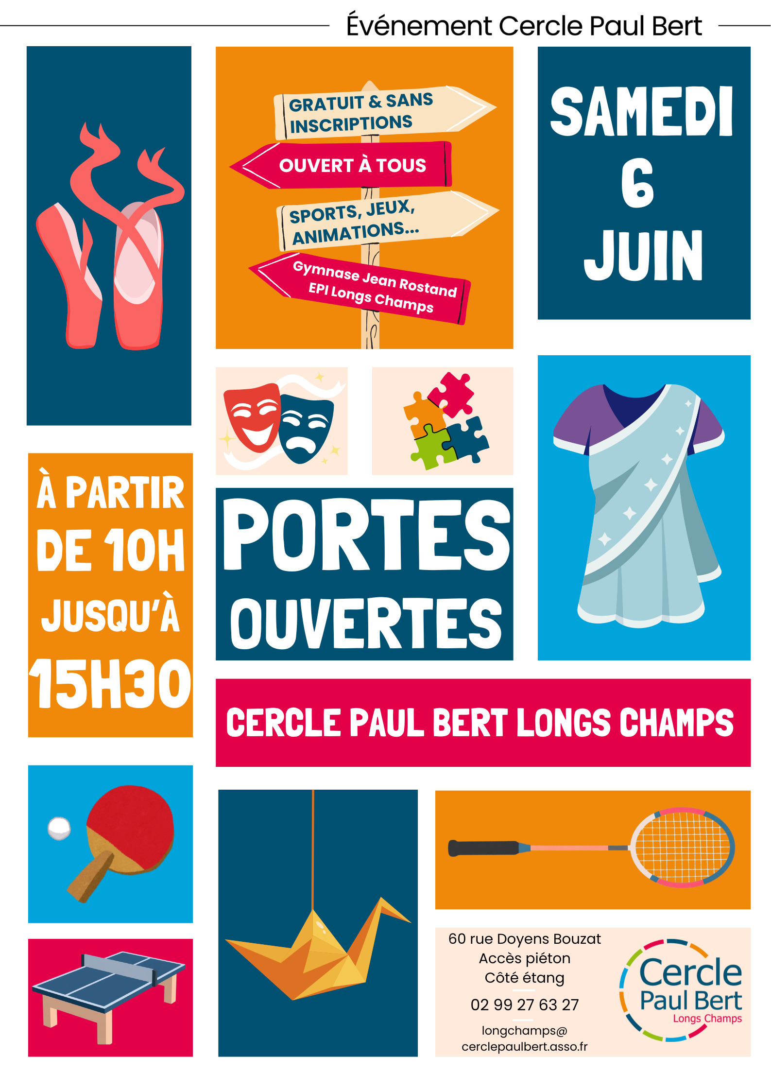 Portes ouvertes Cercle Paul Bert Longs Champs