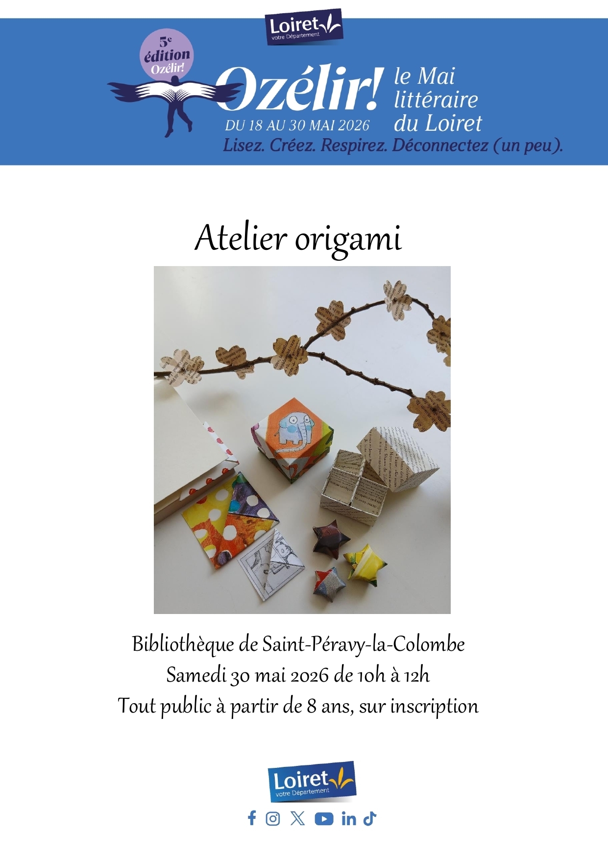 Un atelier Origami