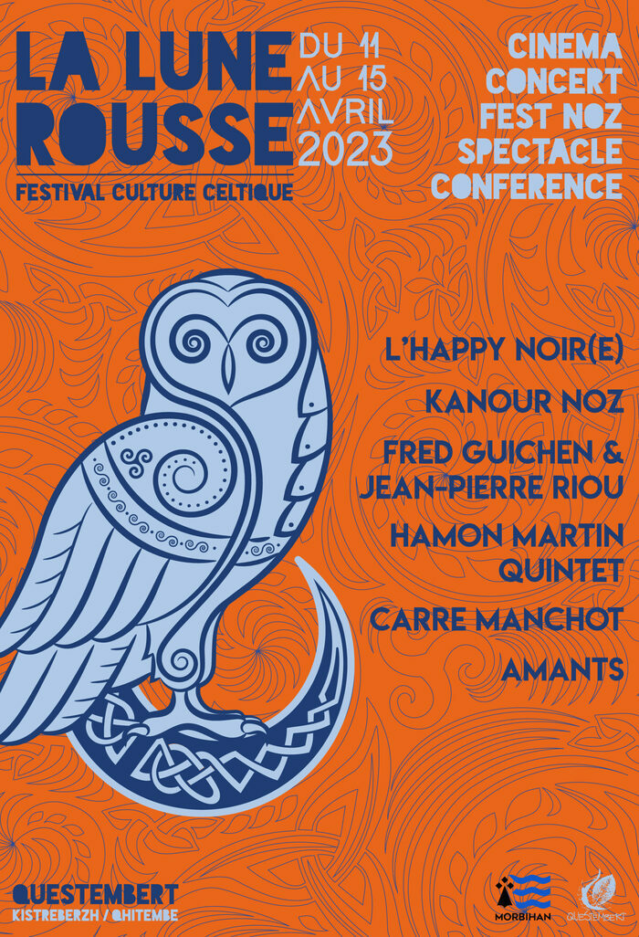 Le Festival de la Lune Rousse 2023 de Questembert aura lieu du 11 au 15 avril 2023. Venez CELEBRER LA CULTURE CELTIQUE