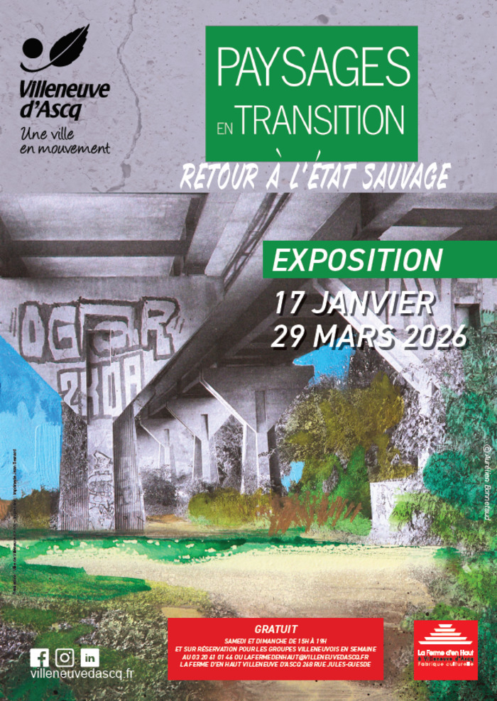 Exposition Paysages en transition – retour à l’état sauvage