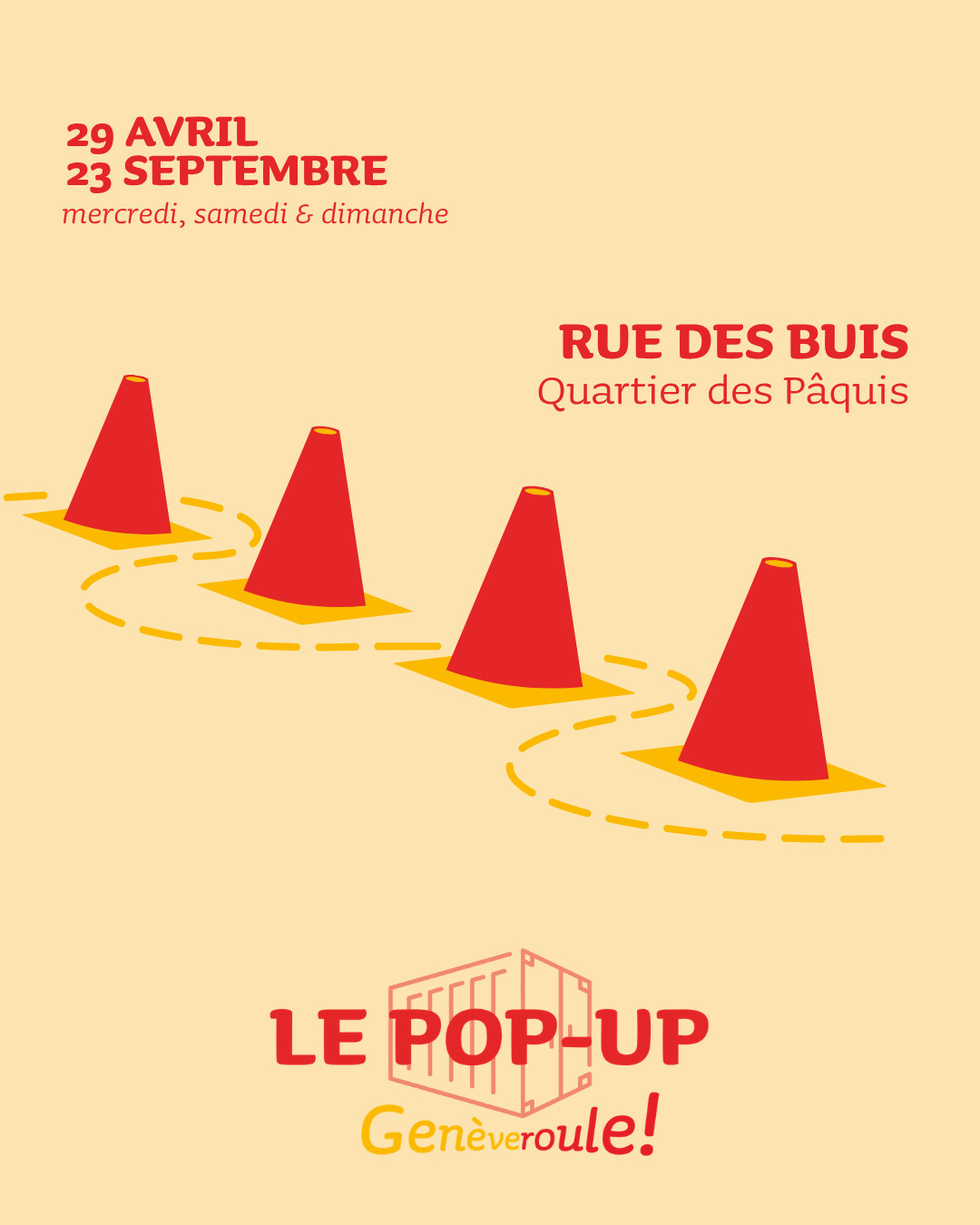 Le pop-up vélo de Genèveroule