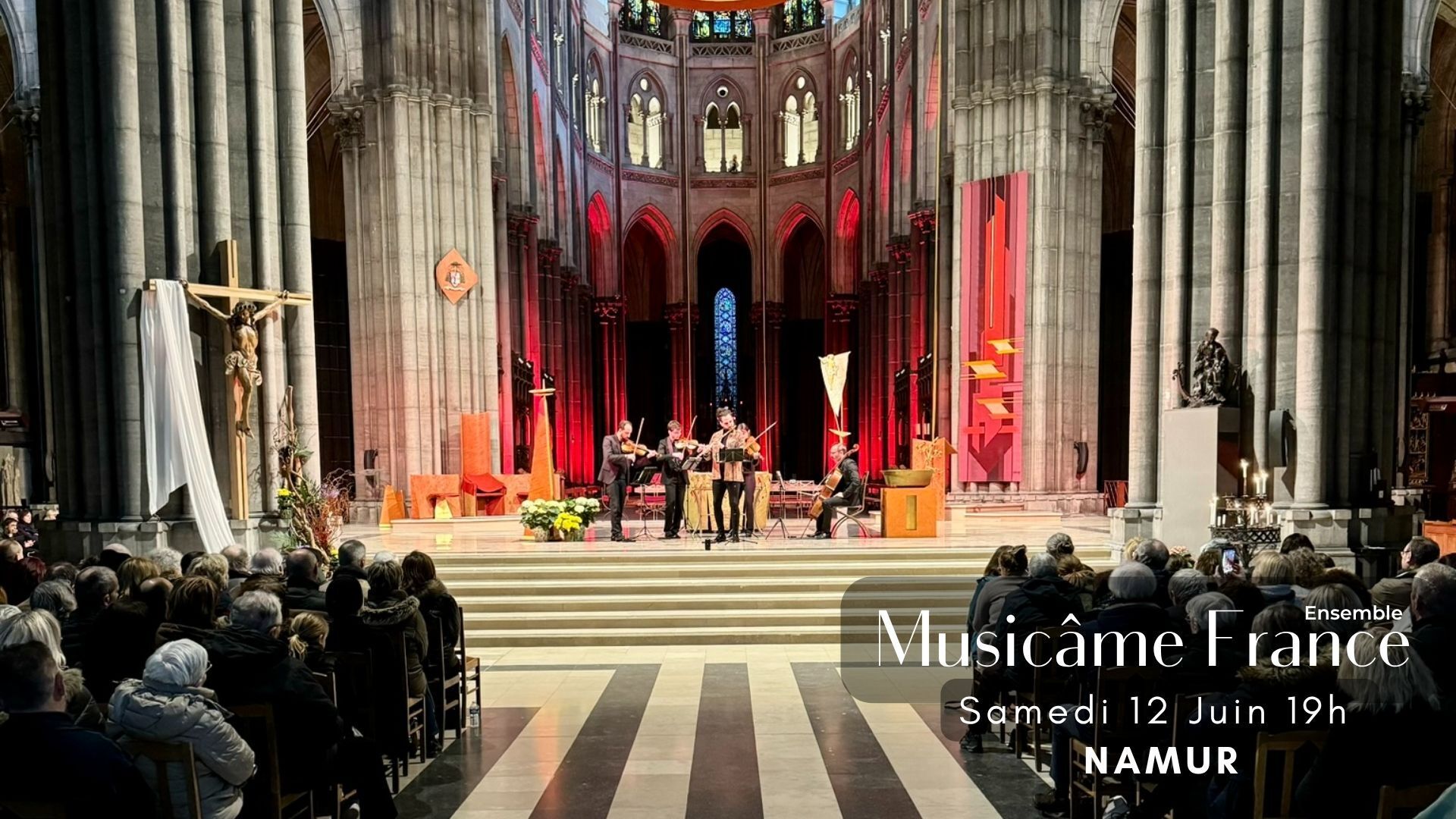 Concert à Namur : Ravel, Bach, Vivaldi, Cantemir, Rachmaninov, Puccini, Saint-Saëns