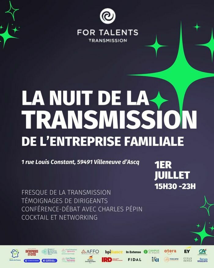La nuit de la transmission de l'entreprise familiale