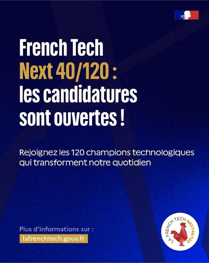 Appel à candidatures - French Tech Next40/120, 7e promotion