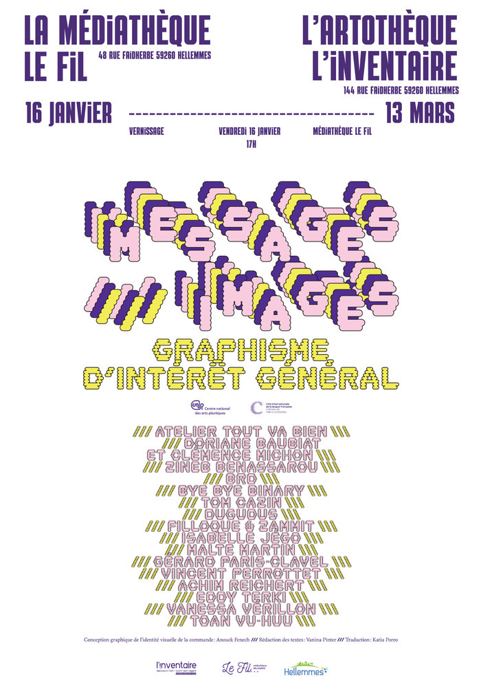 Messages///Images - Du 16/1 au 13/3