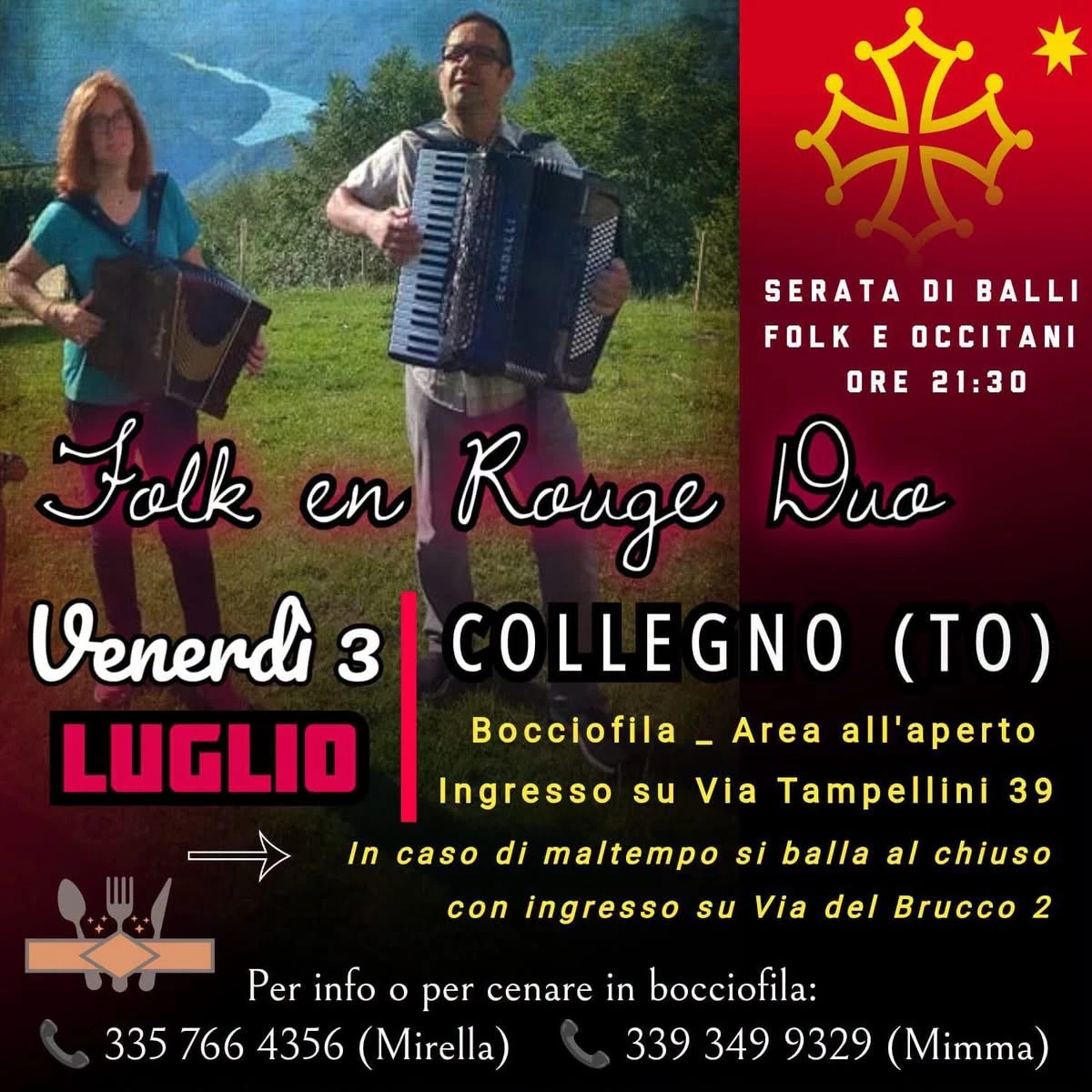Folk en rouge