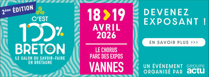 Emglev Bro Gwened sera présente au Salon C'est 100% breton! au Chorus de Vannes les 18 et 19 avril 2026