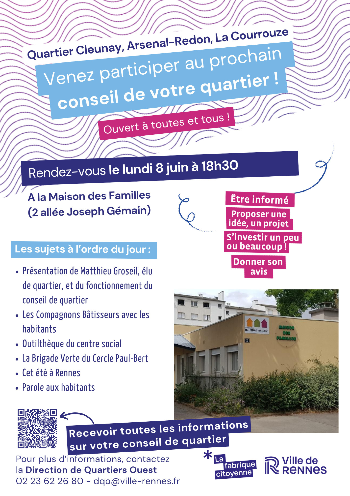 Conseil de Quartier Cleunay / Arsenal-Redon / La Courrouze