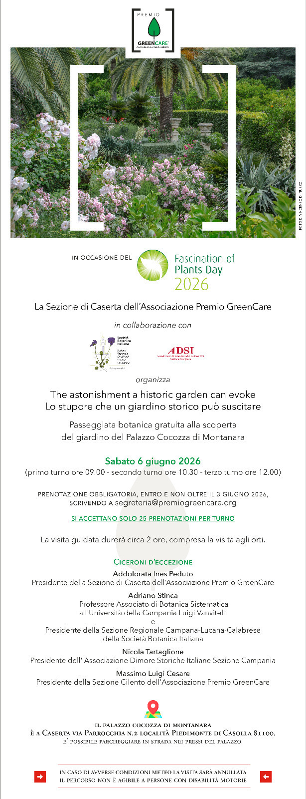 L’émerveillement qu’un jardin historique peut susciter.