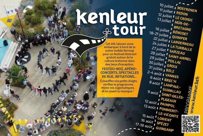 Festival culturel breton itinérant du 10 juillet au 18 août 2024 dans les 5 départements bretons