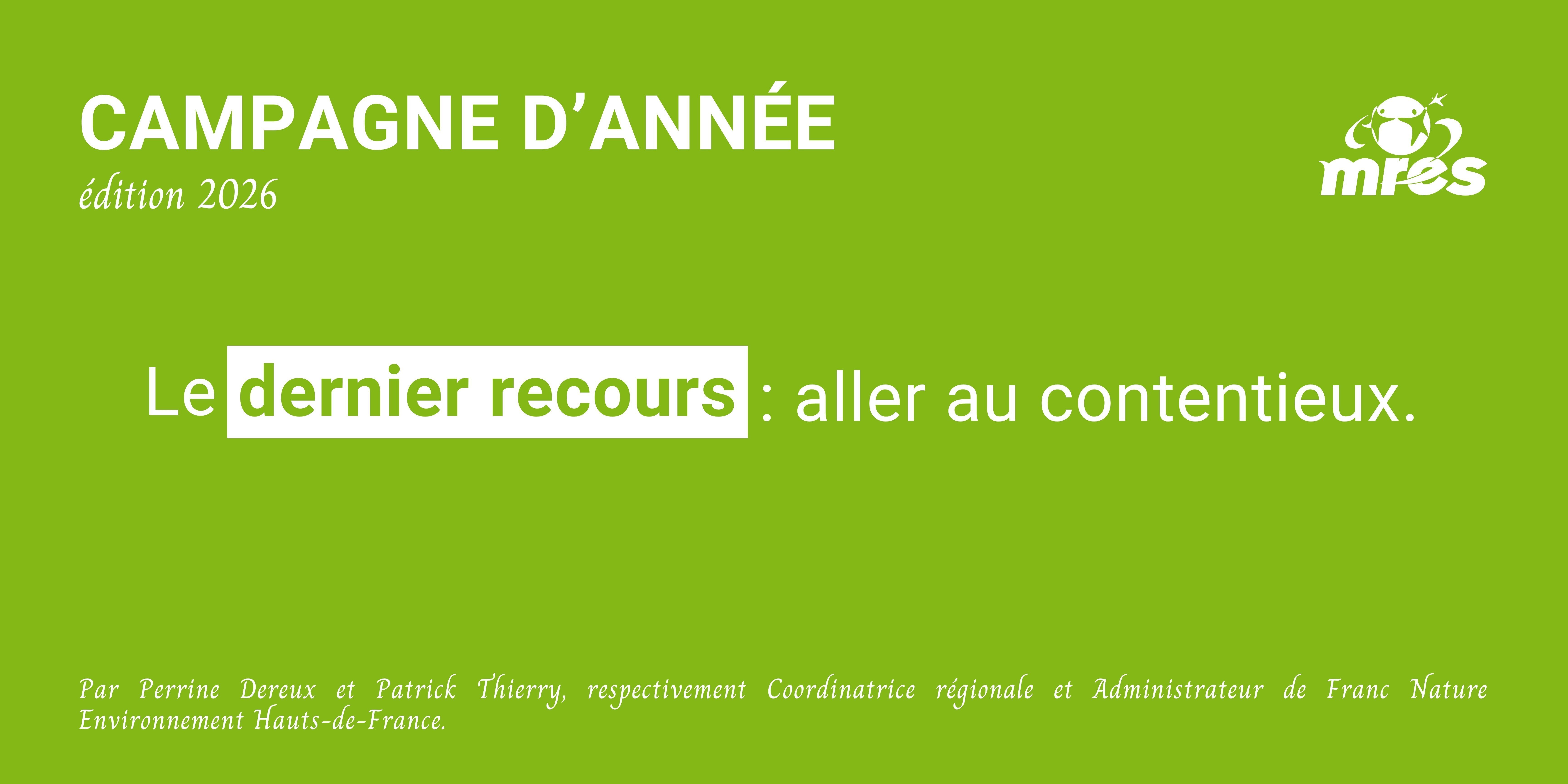 Le dernier recours : aller au contentieux