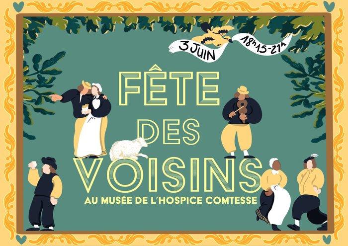 Première fête des voisins au Musée de l'Hospice Comtesse !