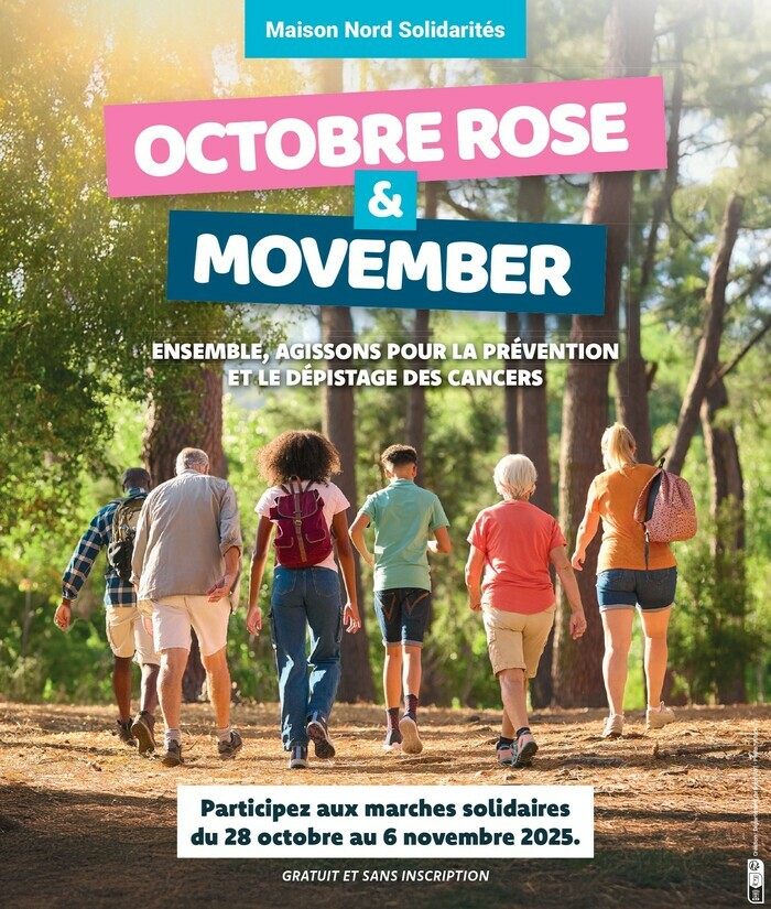 October Rose and Movember: together let’s act for cancer prevention and screening