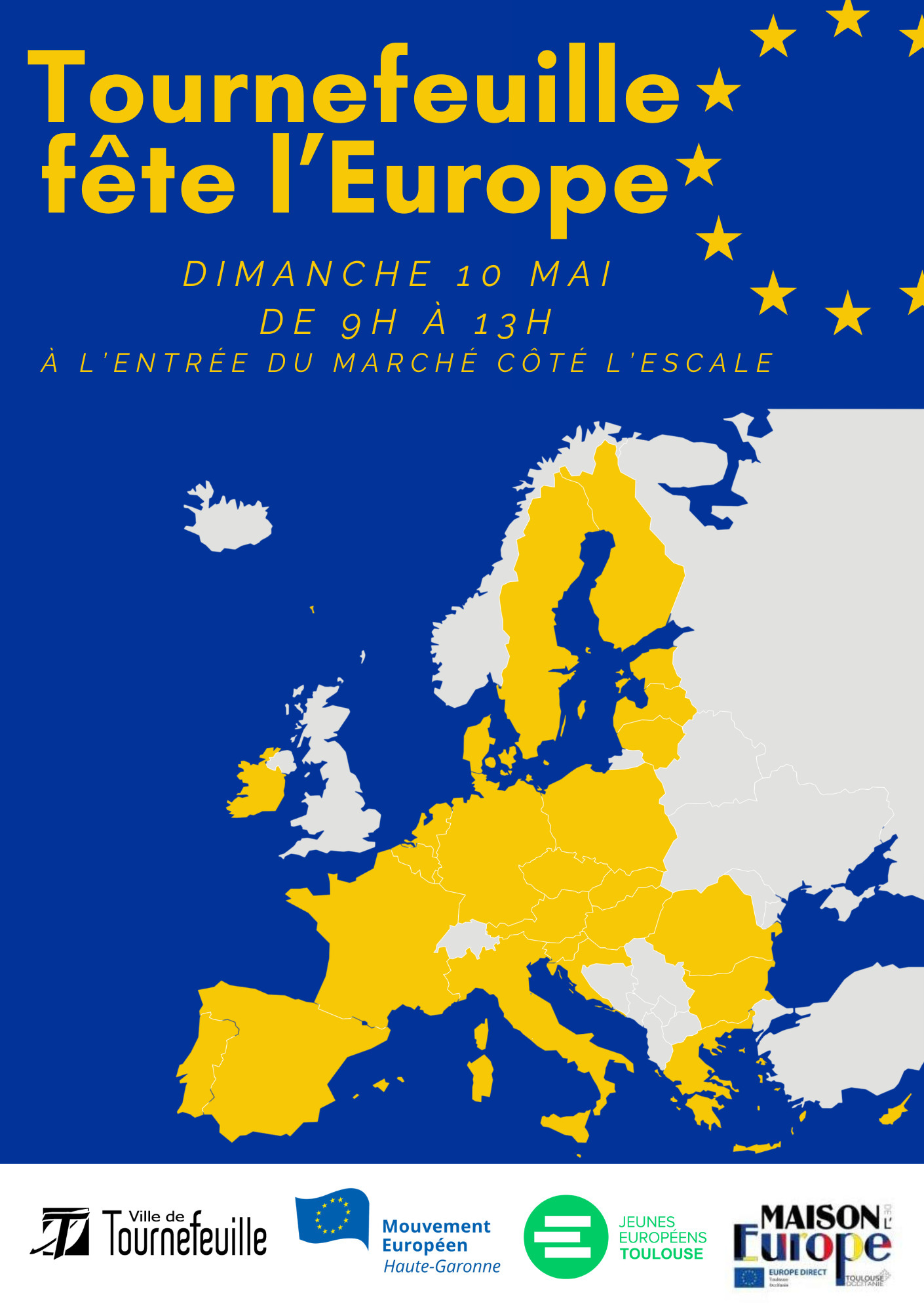 Tournefeuille fête l’Europe - Dimanche 10 mai