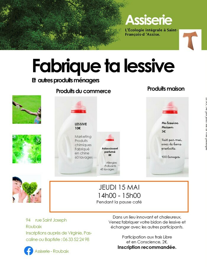 Fabrique ta lessive