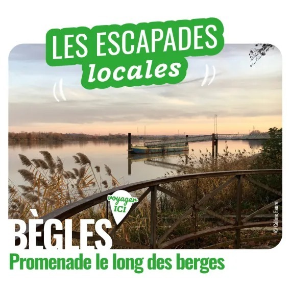 Escapade locale : Bègles, promenade le long des berges de la Garonne