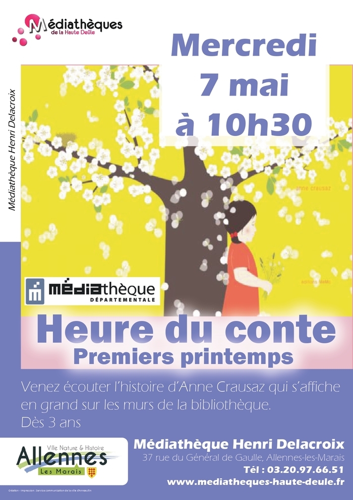 Heure du conte - Premiers printemps