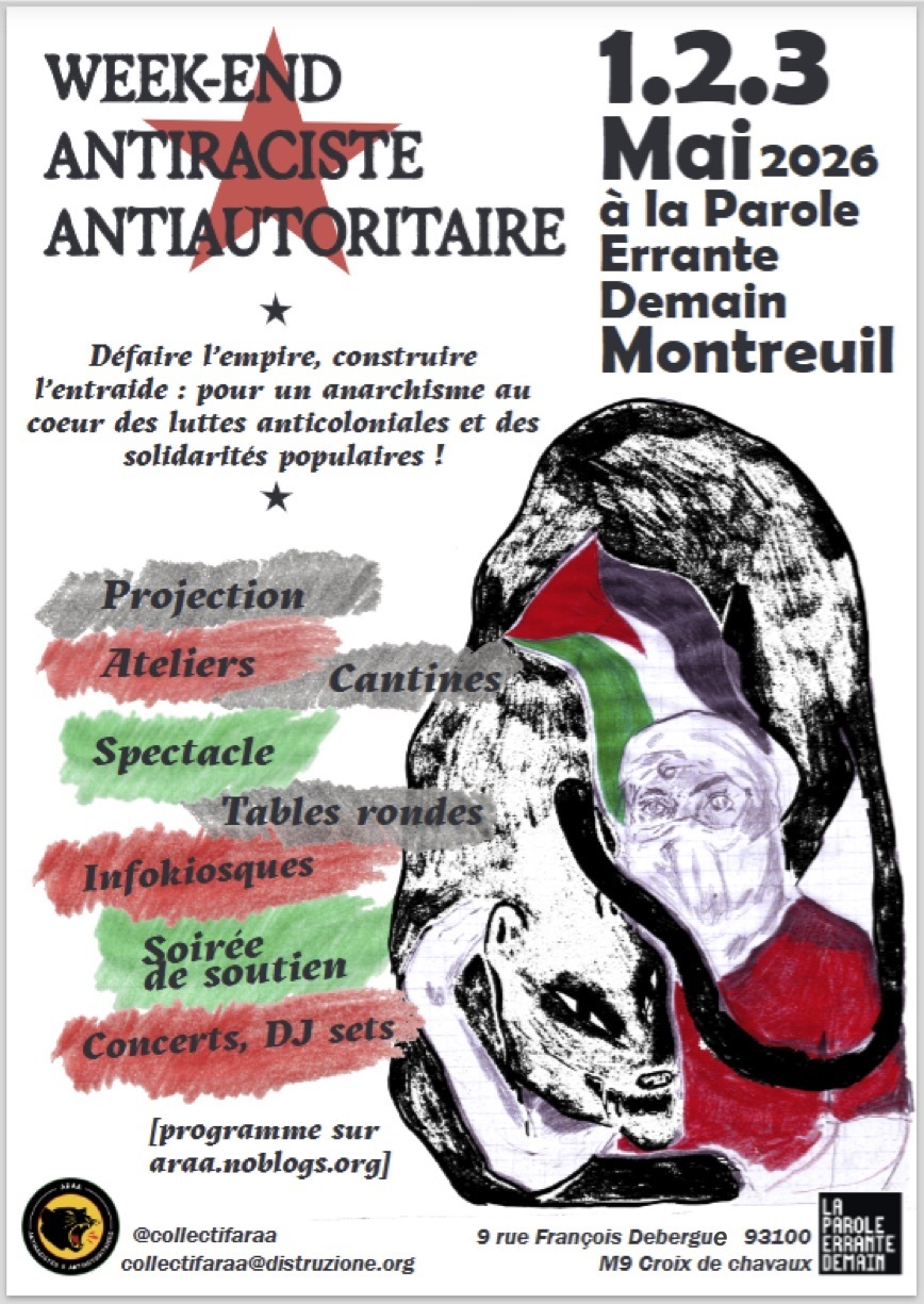 Week-end antiraciste antiautoritaire