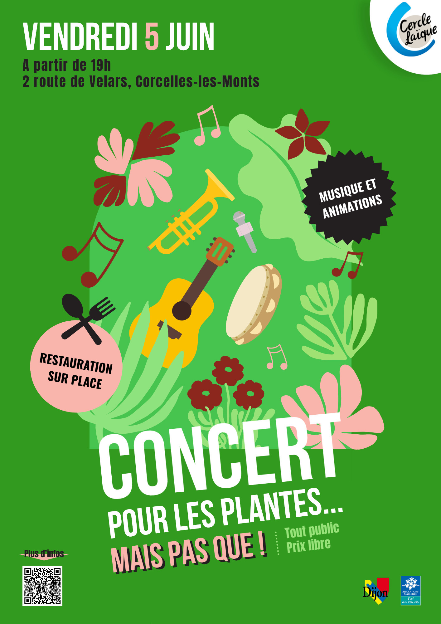 Concert pour les plantes, mais pas que...