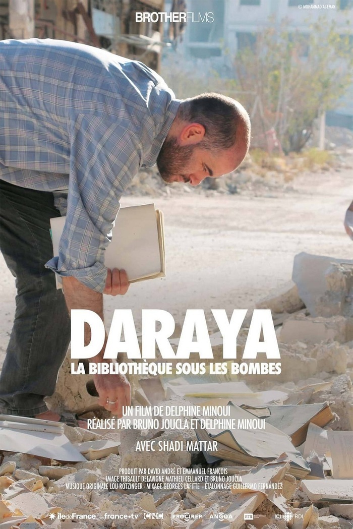 Projection du film documentaire Daraya, la bibliothèque sous les bombes, de Delphine Minoui et de Bruno Joucla (2018, 64 min)