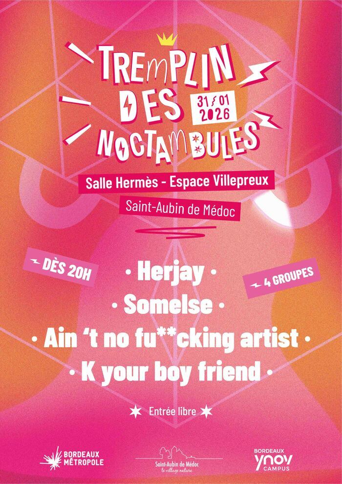 TREMPLIN FESTIVAL DES NOCTAMBULES 2026